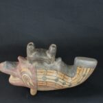 Pre-Columbian Nazca Ceramic Ritual Bottle - Imagen 9