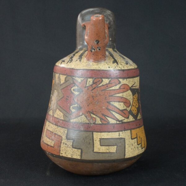 Pre-Columbian Nazca Ritual Ceramic Bottle - Image 3