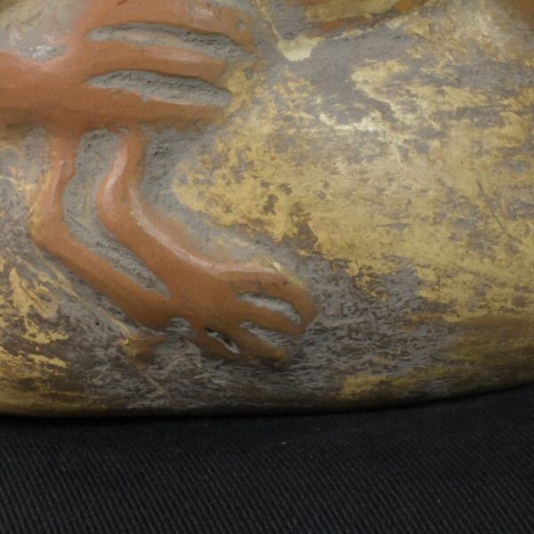 Pre-Columbian Moche Ceremonial Vessel with Bird Motif - Image 12