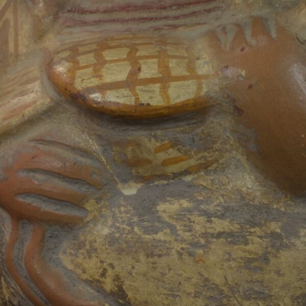 Pre-Columbian Moche Ceremonial Vessel with Bird Motif - Image 14