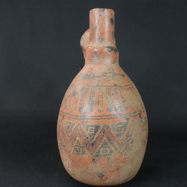 Pre-Columbian Inca Ceramic Whistle with Ritual Motifs - Image 4