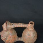 Pre-Columbian Inca Ceramic Whistle with Ritual Motifs - Imagen 10