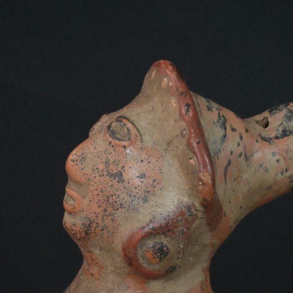 Pre-Columbian Inca Ceramic Whistle with Ritual Motifs - Image 14
