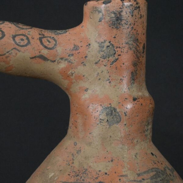 Pre-Columbian Inca Ceramic Whistle with Ritual Motifs - Image 15