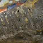 Pre-Columbian Moche Pututu with Precious Stone Inlays - Imagen 19