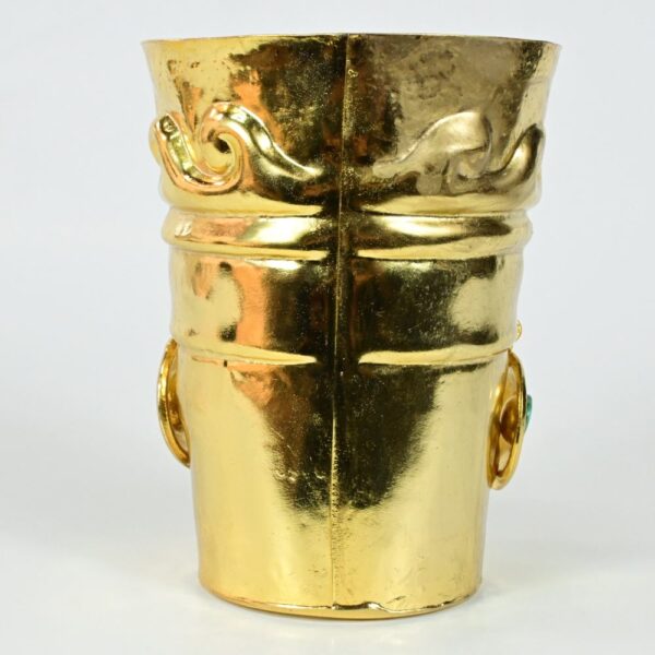Gold-Plated Chalice with Precious Stone Inlays - Image 5
