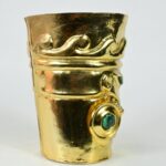 Gold-Plated Chalice with Precious Stone Inlays - Imagen 6