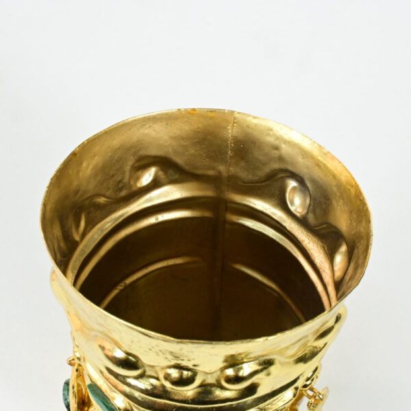 Gold-Plated Chalice with Precious Stone Inlays - Image 8