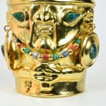 Gold-Plated Chalice with Precious Stone Inlays - Imagen 10