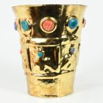 Gold-Plated Luxury Goblet with Precious Stone Inlays - Imagen 6
