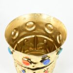 Gold-Plated Luxury Goblet with Precious Stone Inlays - Imagen 9