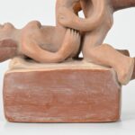 Handcrafted Moche Erotic Ceramic Bottle - Unique Art Piece - Imagen 11