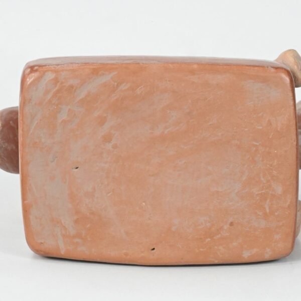 Handcrafted Moche Erotic Ceramic Bottle - Unique Art Piece - Image 12