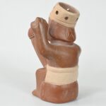 Handcrafted Mochica Erotic Ceramic Bottle - Imagen 2