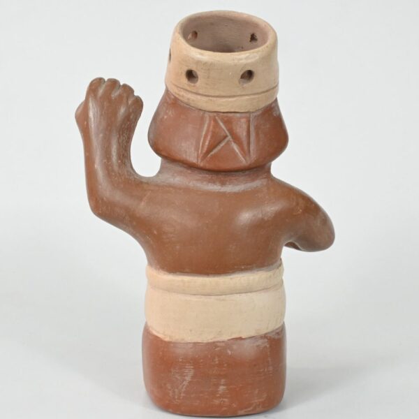 Handcrafted Mochica Erotic Ceramic Bottle - Image 3