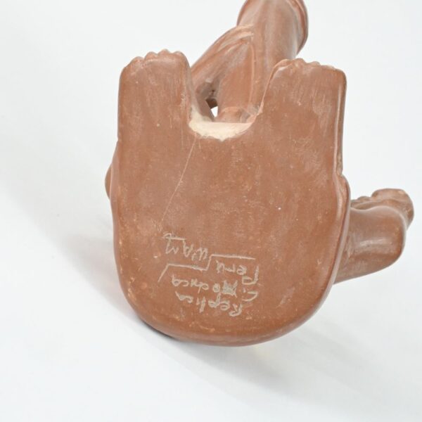Handcrafted Mochica Erotic Ceramic Bottle - Image 10