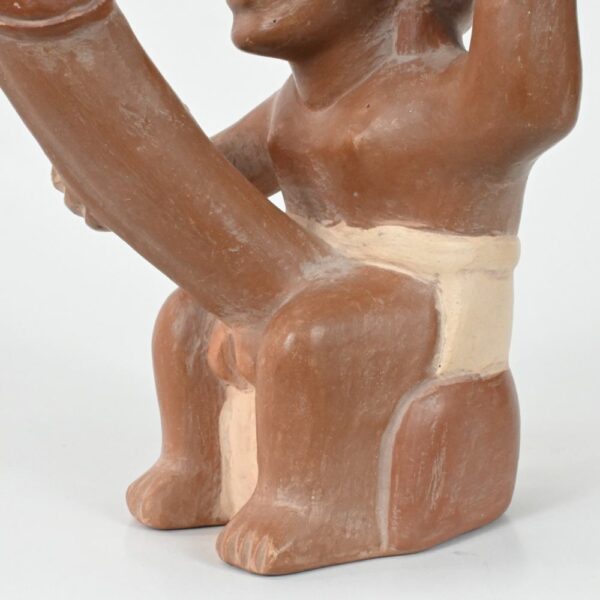 Handcrafted Mochica Erotic Ceramic Bottle - Image 12