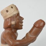 Handcrafted Mochica Erotic Ceramic Bottle - Imagen 13