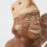 Handcrafted Mochica Erotic Ceramic Bottle - Imagen 14