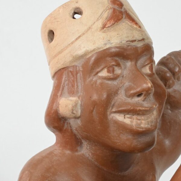 Handcrafted Mochica Erotic Ceramic Bottle - Image 14