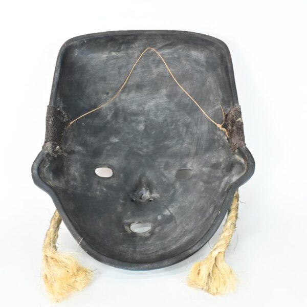 Handcrafted Paracas Ceramic Mask - Unique Art Decor - Image 4