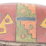 Handcrafted Paracas Ceramic Mask - Unique Art Decor - Imagen 9