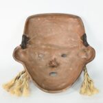 Handcrafted Nasca-Inspired Ceramic Mask - Unique Art Piece - Imagen 6