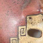 Handcrafted Nasca-Inspired Ceramic Mask - Unique Art Piece - Imagen 8