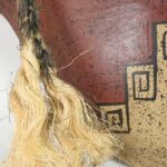 Handcrafted Nasca-Inspired Ceramic Mask - Unique Art Piece - Imagen 9