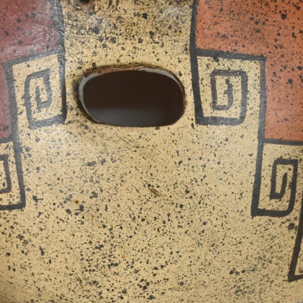 Handcrafted Nasca-Inspired Ceramic Mask - Unique Art Piece - Image 10