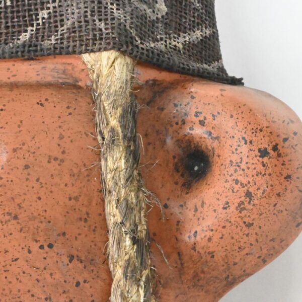 Handcrafted Nasca-Inspired Ceramic Mask - Unique Art Piece - Image 11