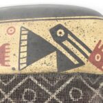 Handcrafted Nasca-Inspired Ceramic Mask - Unique Art Piece - Imagen 12