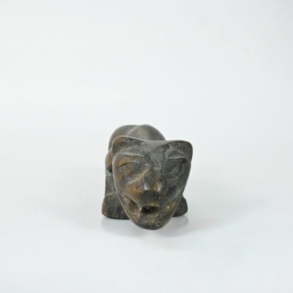 Unique Metal Feline Sculpture for Art Lovers - Image 6