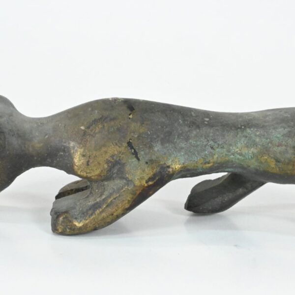 Unique Metal Feline Sculpture for Art Lovers - Image 10