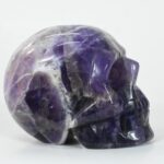 Exquisite Amethyst Stone Skull Sculpture for Unique Decor - Image 5
