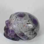 Exquisite Amethyst Stone Skull Sculpture for Unique Decor - Image 8