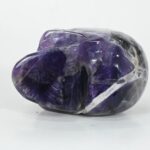 Exquisite Amethyst Stone Skull Sculpture for Unique Decor - Image 9