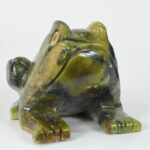 Unique Turquoise Stone Frog Sculpture for Art Lovers - Image 5