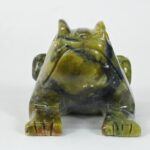 Unique Turquoise Stone Frog Sculpture for Art Lovers - Image 6
