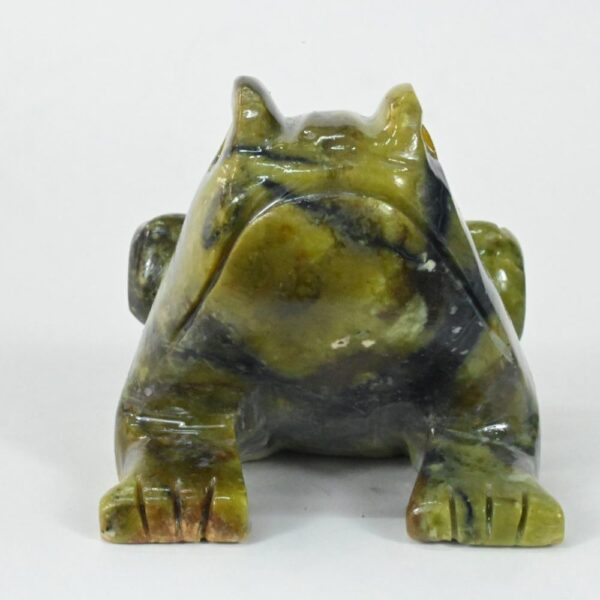 Unique Turquoise Stone Frog Sculpture for Art Lovers - Image 6