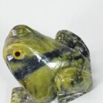 Unique Turquoise Stone Frog Sculpture for Art Lovers - Image 7