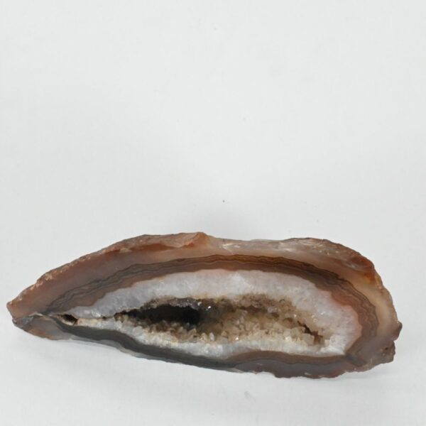 Exquisite Natural Agate Geode Crystal Art Piece - Image 10
