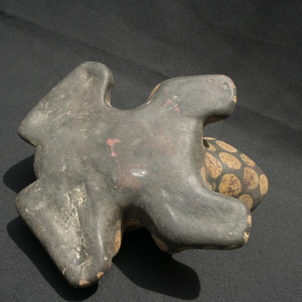 Pre-Columbian Tiahuanaco Ceramic Frog Vessel - Image 9