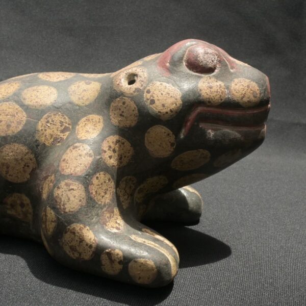 Pre-Columbian Tiahuanaco Ceramic Frog Vessel - Image 10