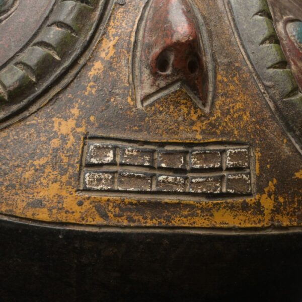 Pre-Columbian Nasca Ceramic Bottle with Anthropomorphic Design - Image 13