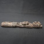 Pre-Columbian Moche Ceremonial Wooden Scepter - Imagen 2