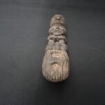 Pre-Columbian Moche Ceremonial Wooden Scepter - Imagen 5