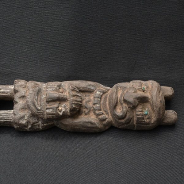 Pre-Columbian Moche Ceremonial Wooden Scepter - Image 7