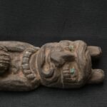 Pre-Columbian Moche Ceremonial Wooden Scepter - Imagen 11