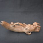 Precolumbian Moche Ceramic Whistle - Ancient Ritual Artifact - Imagen 8